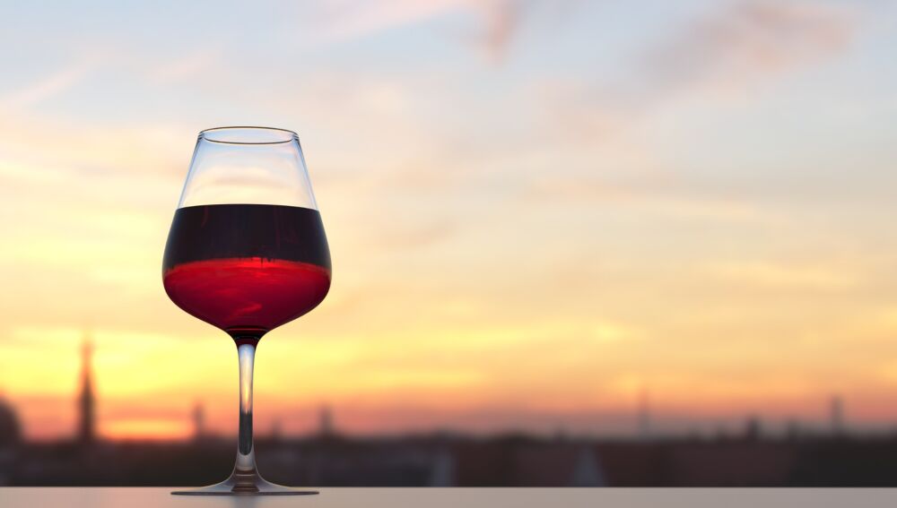 Copa de vino tinto