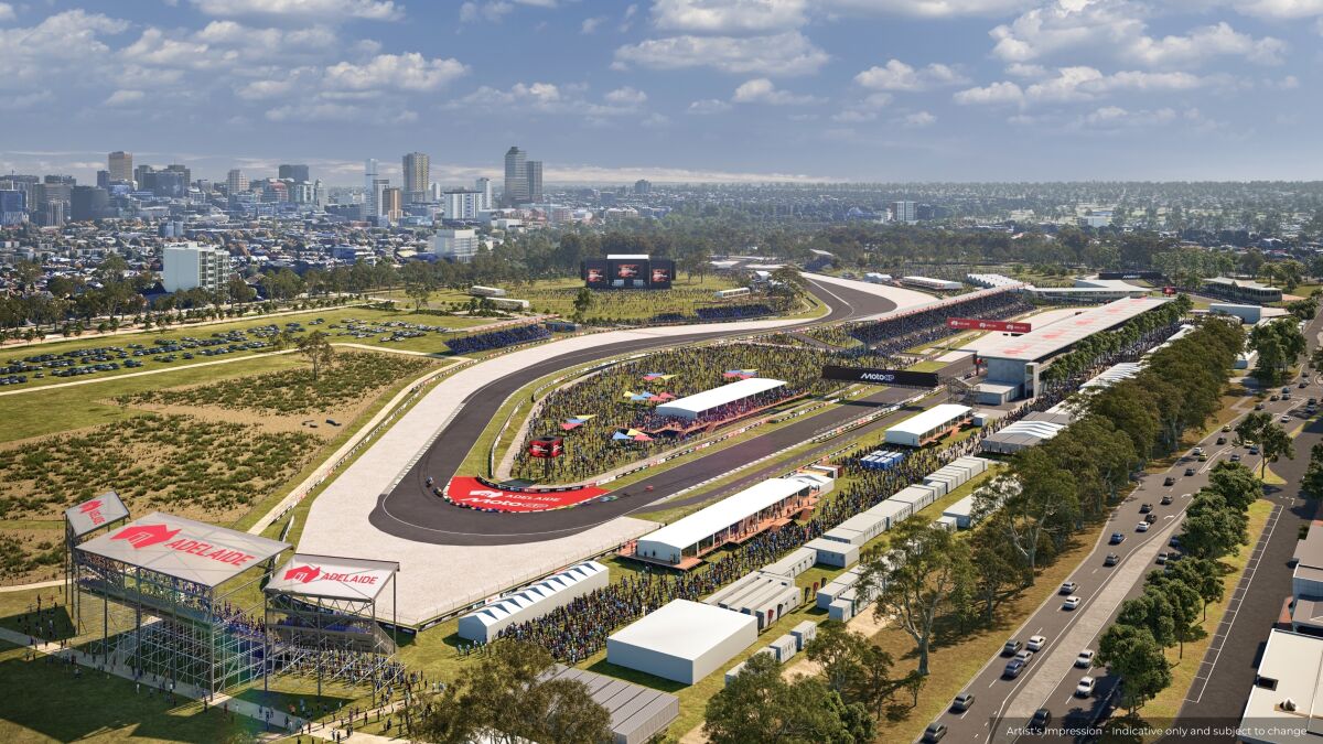 Adelaide street circuit to host Australian MotoGP in 2027