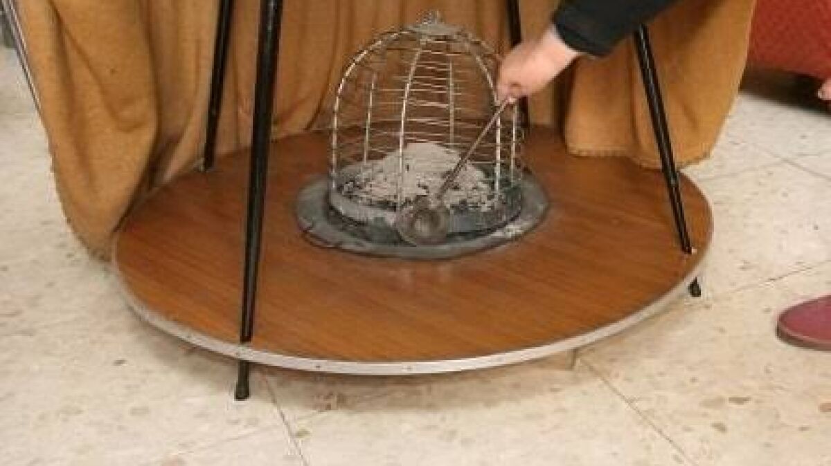 Traditional Spanish Brasero Heat Falls Out of Modern Use