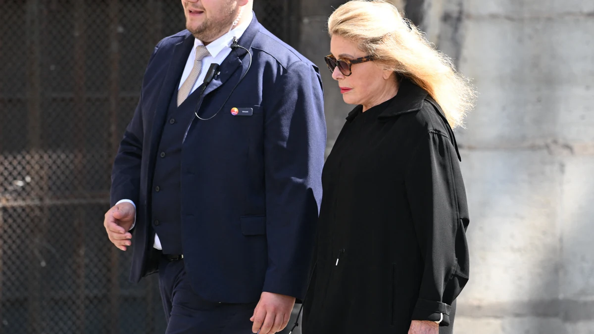 La actriz francesa Catherine Deneuve quis despedirse de Mathilde