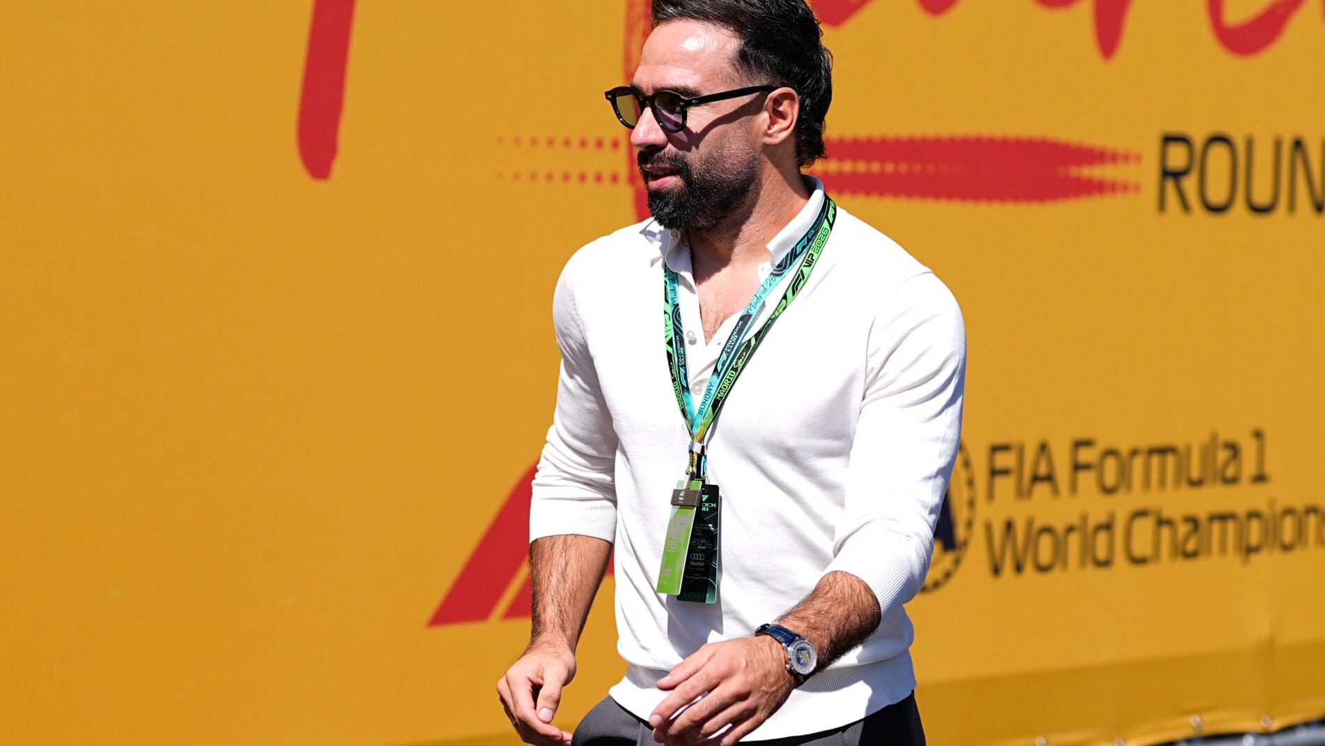 Daniel Carvajal walks in the paddock ahead of the F1 Grand Prix of Spain at Madring on September 13, 2026, in Madrid, Spain. AFP7 13/09/2026 ONLY FOR USE IN SPAIN