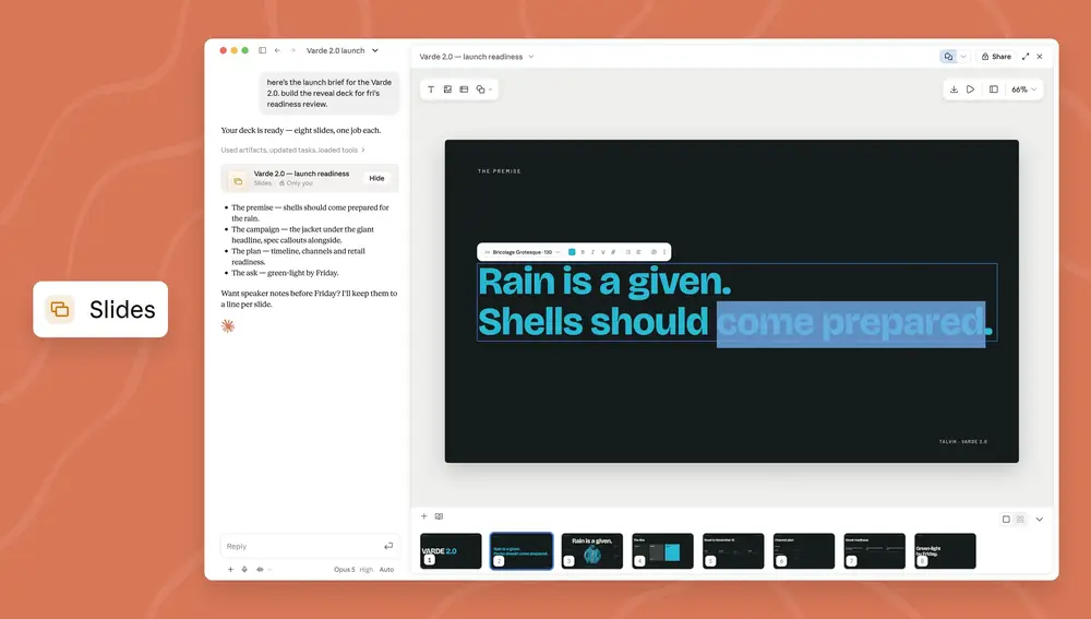 Claude Slides Example Claude planta cara a Word y PowerPoint con su propio editor de ...