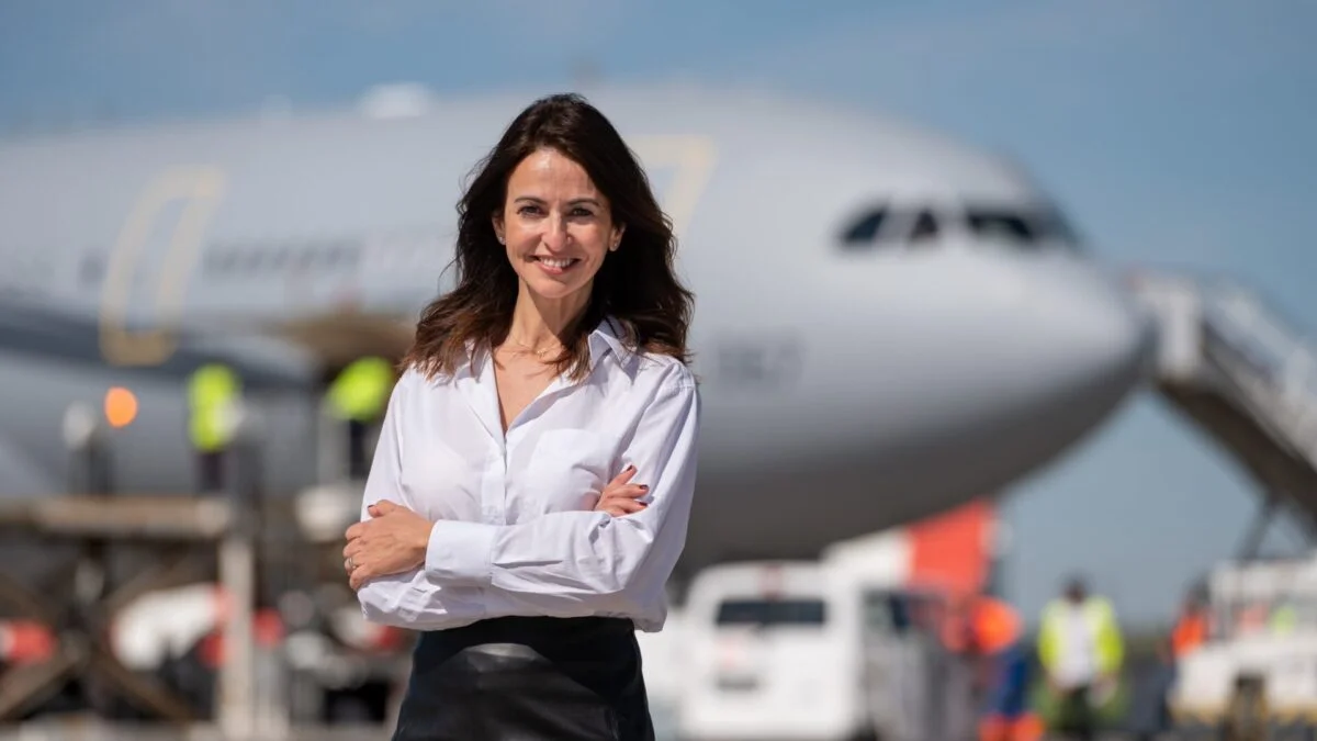 María Ángeles Martí, responsable de Programas de Aviones de Transporte, lo tiene muy claro sobre el A330 MRTT y dice que «es el mejor avión de reabastecimiento del mundo»