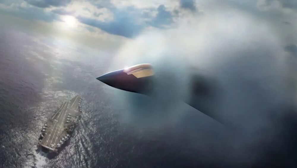 La primera recreación del F/A-XX publicada por Boeing.