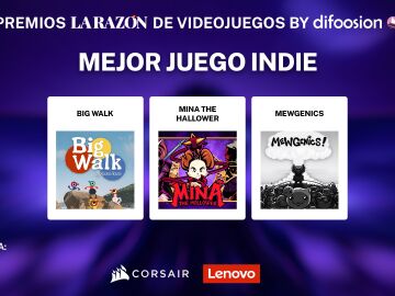 Premios La Razón de Videojuegos by Difoosion 2026: estos son los finalistas a Mejor Juego Indie