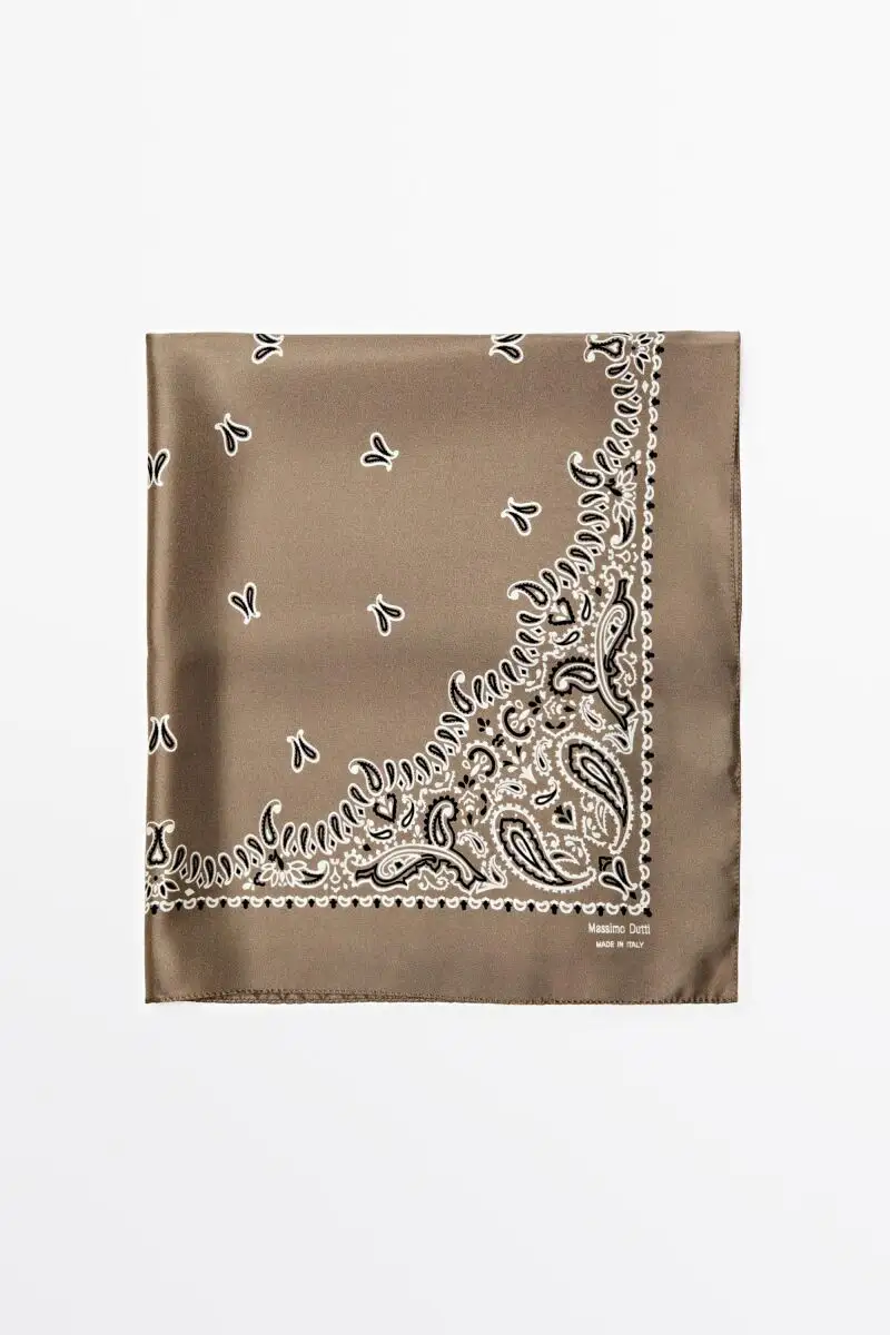 Pañuelo Paisley.