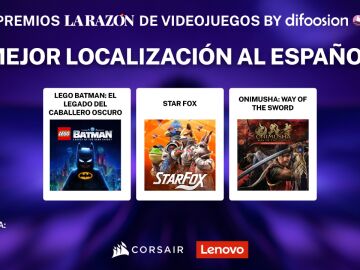 Premios La Razón de Videojuegos by Difoosion 2026: estos son los finalistas a Mejor localización al español