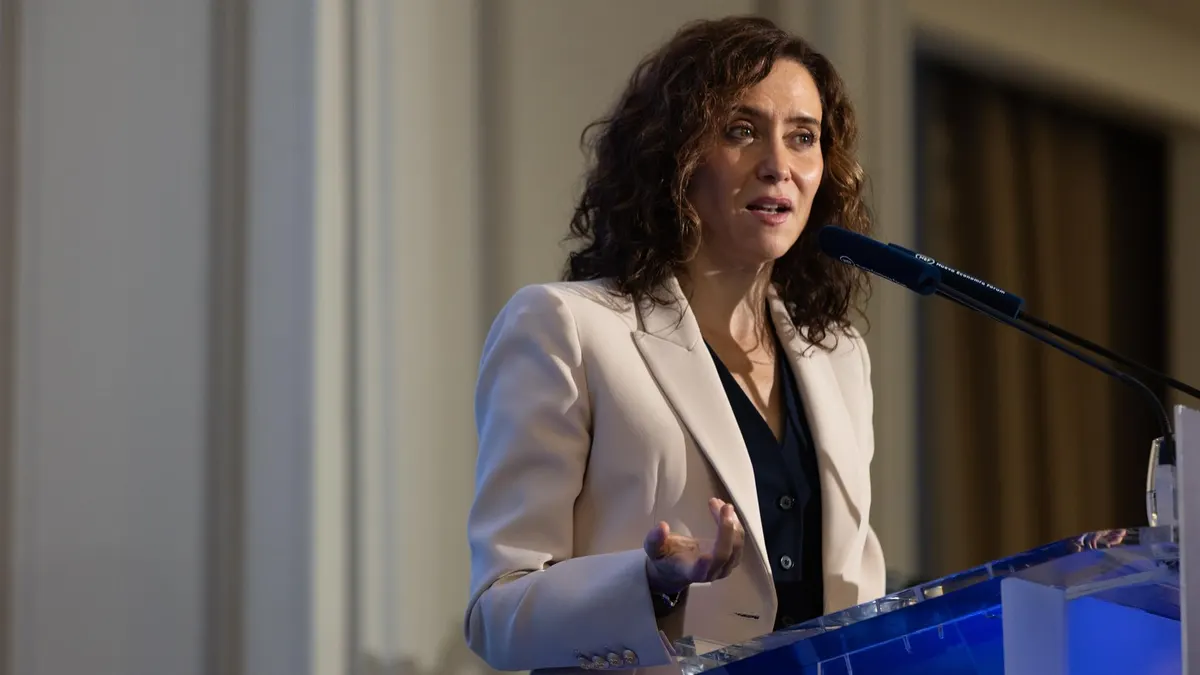 En la imagen, la presidenta Isabel Díaz Ayuso