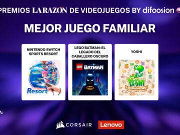Premios La Razón de Videojuegos by Difoosion 2026: finalistas a Mejor juego familiar