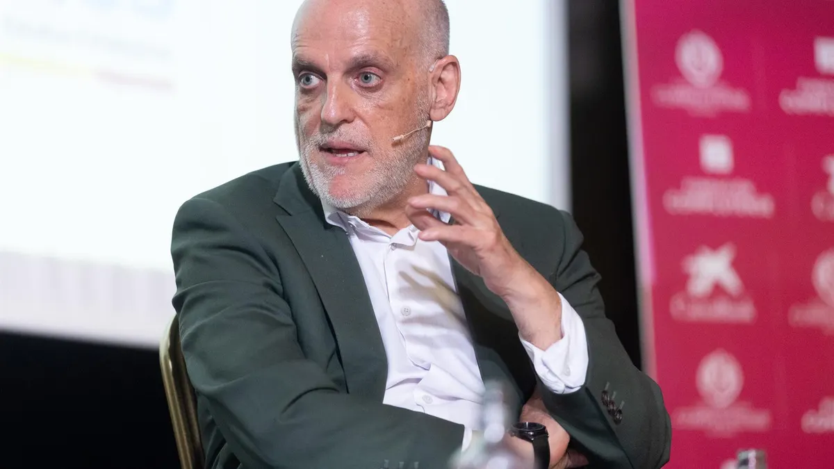 MADRID.-Javier Tebas: "El Real Madrid busca destruir la competición nacional"