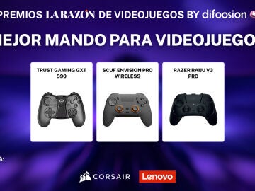 Premios La Razón de Videojuegos by Difoosion 2026: estos son los finalistas a Mejor mando para videojuegos