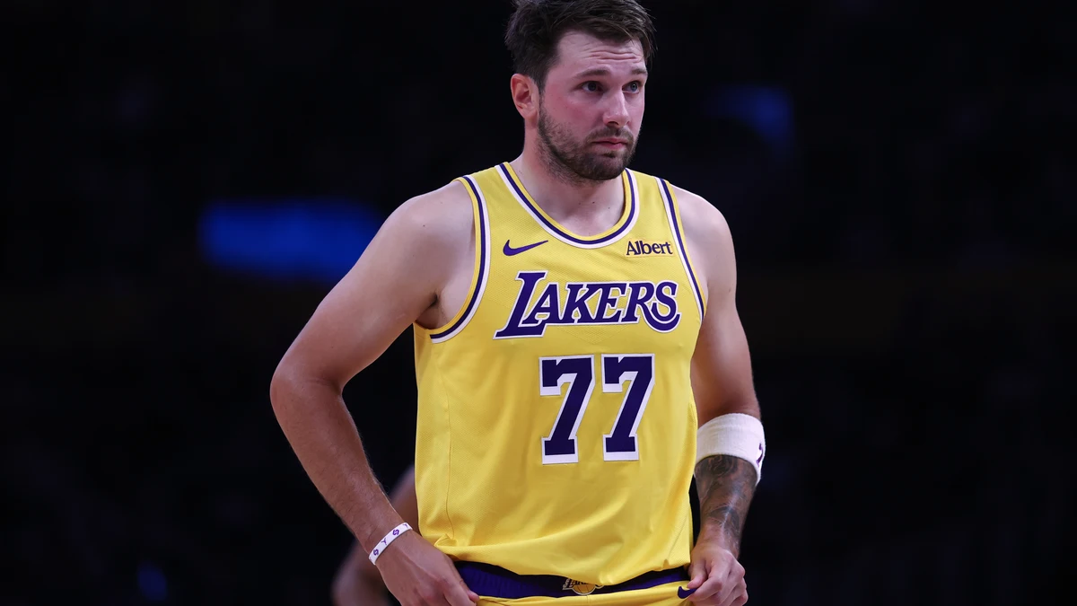 Luka Doncic, en el partido ante los Nuggets