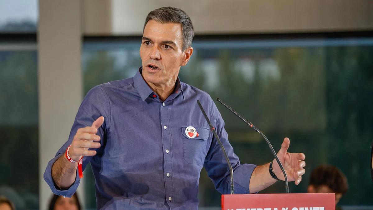 El presidente del Gobierno, Pedro Sánchez