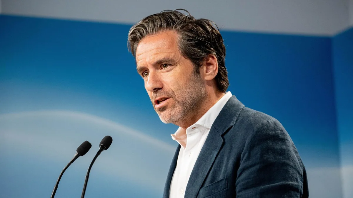 El vicesecretario de Cultura y portavoz del PP, Borja Sémper,
