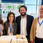 De izquierda a derecha, Irene González, COO y cofundadora de Qualud; Carmen Martín, CEO de CMG MedDev; Eudald Mas, CEO, y Luis Rodríguez, COO y responsable de Desarrollo de Negocio de CMG MedDev, durante el Connection Day organizado por Catalonia Health en Barcelona en mayo de 2026