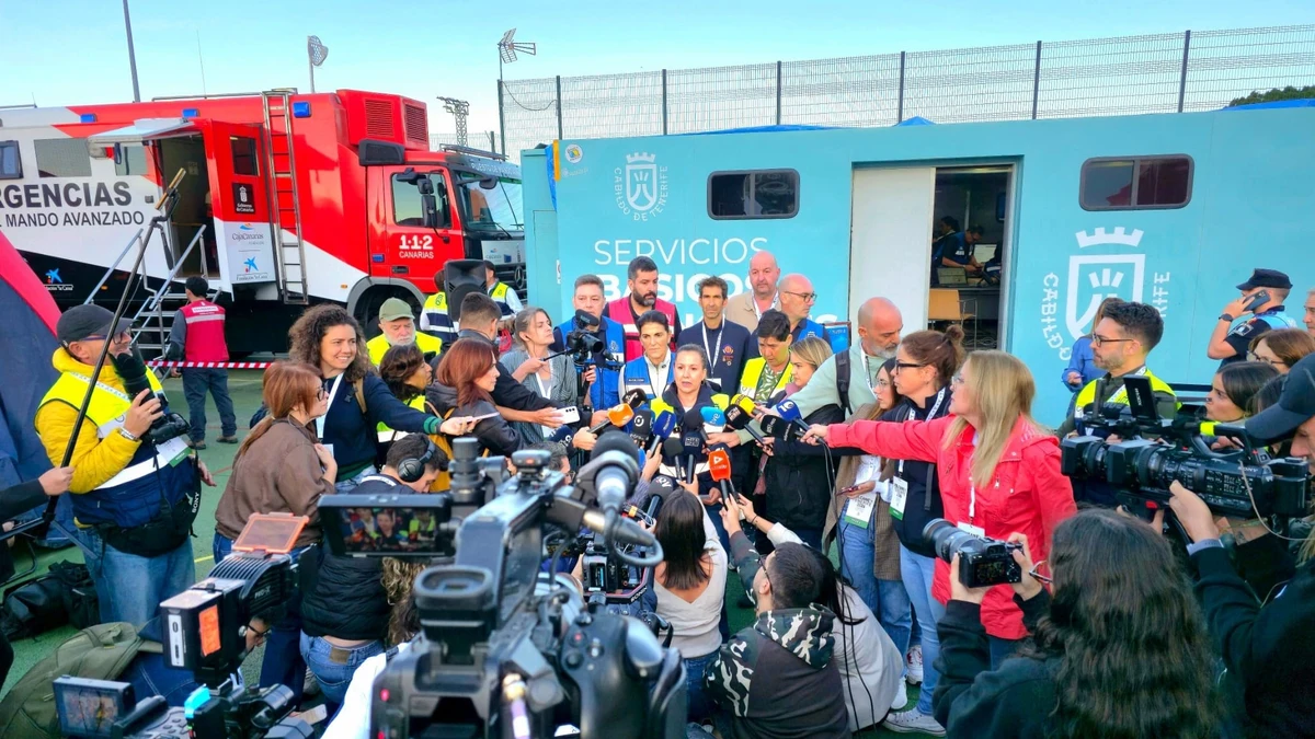Arranca el simulacro volcánico en Guía de Isora (Tenerife), que involucra por primera vez al sector turístico