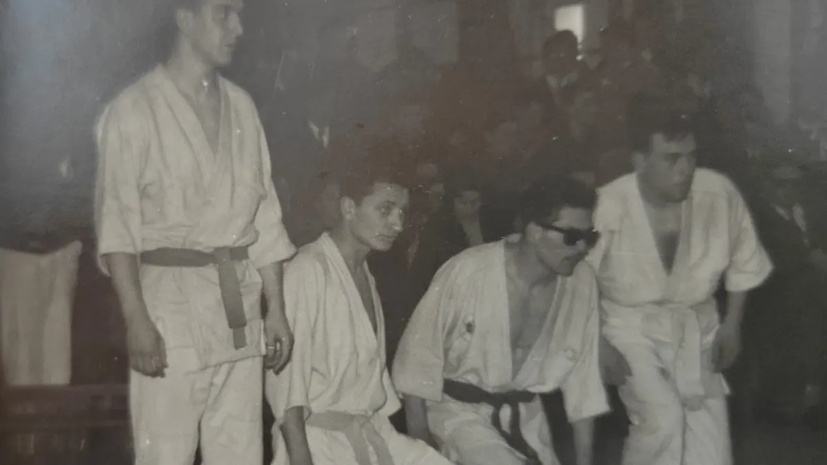 Alfonso Lago en su época de judoka