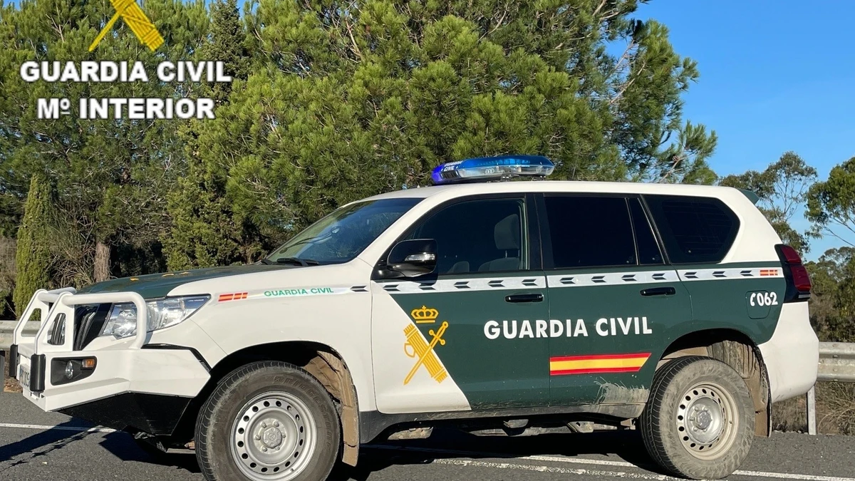 Vehículo de la Guardia Civil