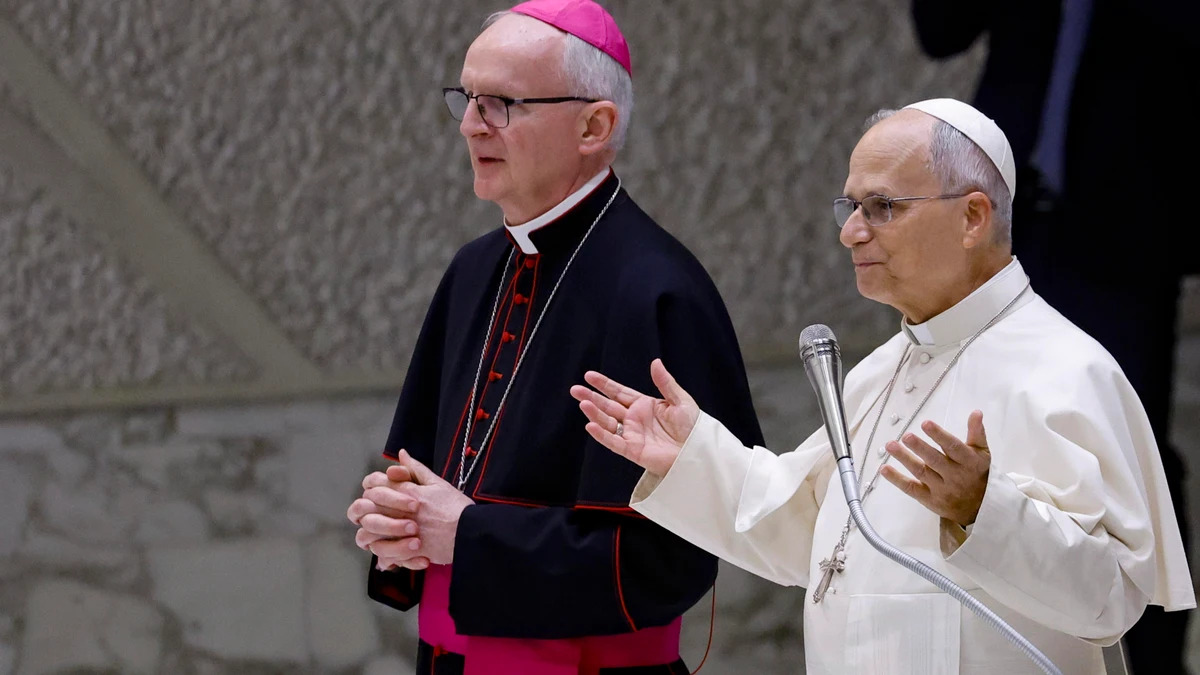 Pope Leo XIV attends Pastoral Care Congress at Paul VI Hall in Vatican