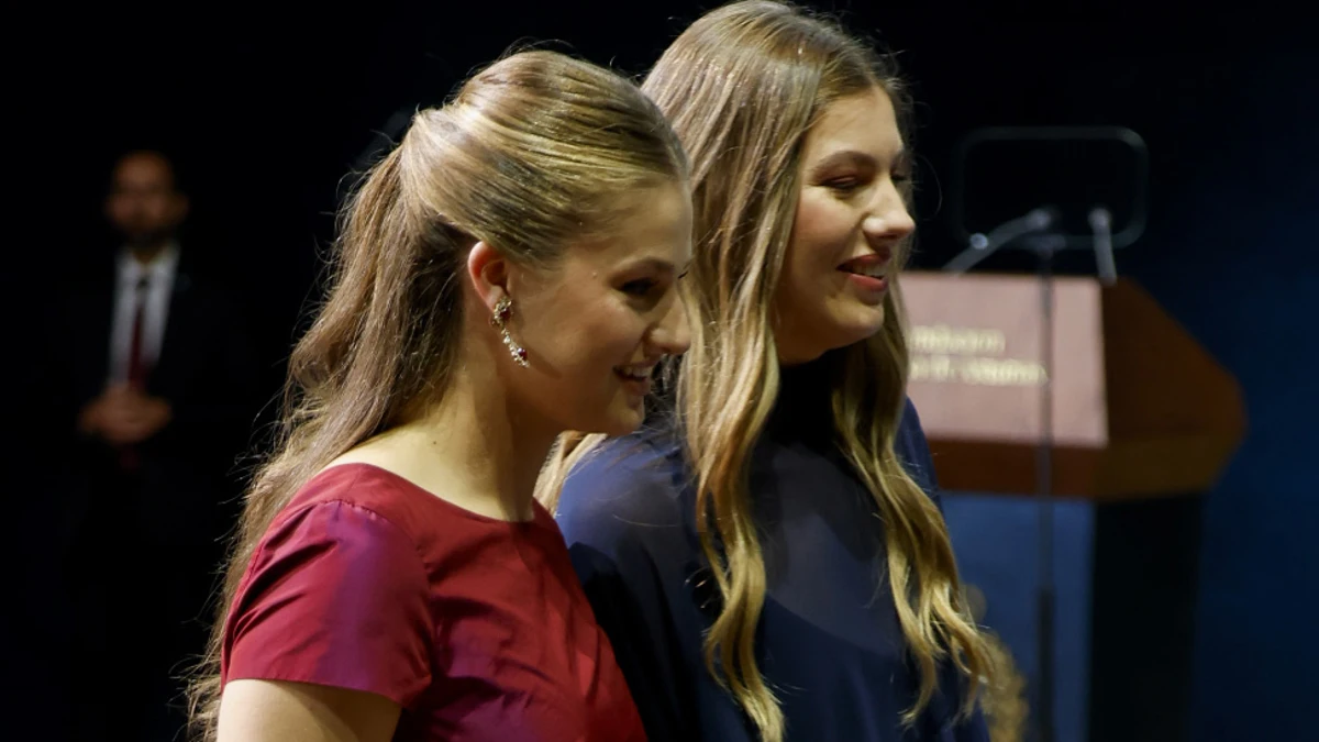 La princesa Leonor y la infanta Sofía