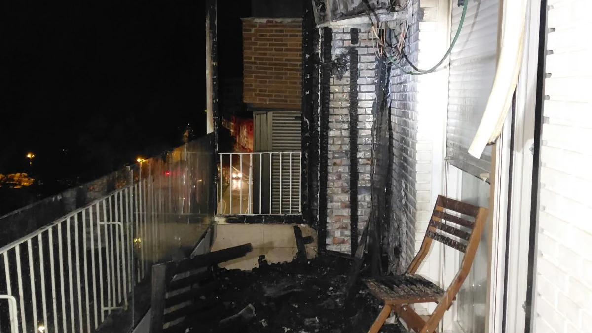 Un incendio en una vivienda de Palencia obliga a evacuar un edificio durante la madrugada