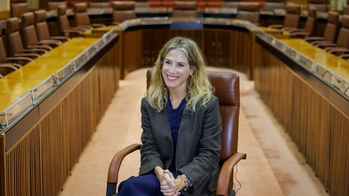 La presidenta del Parlamento de Andalucía, Ana Mestre
