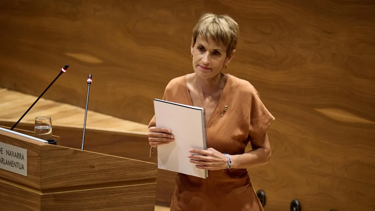 La presidenta de Navarra, María Chivite