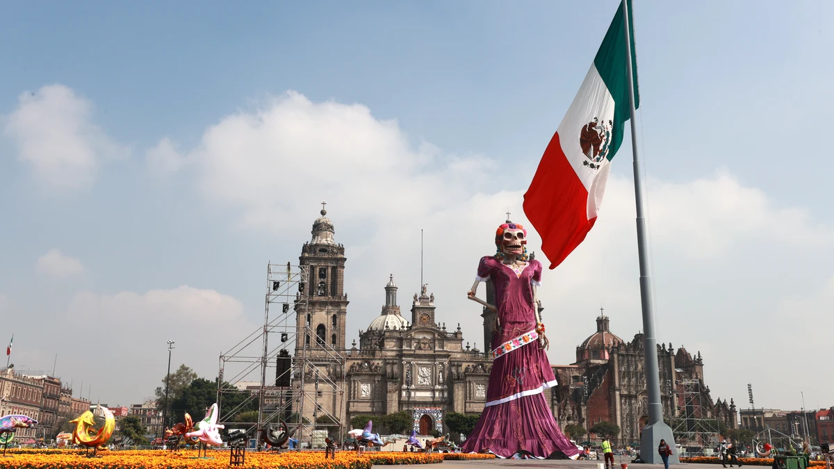 Ofrenda monumental en Ciudad de México