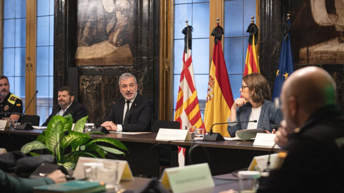 Imagen durante la Junta de Seguridad celebrada hoy de urgencia