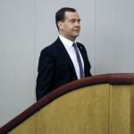  El primer ministro ruso, Dimitri Medvédev. 