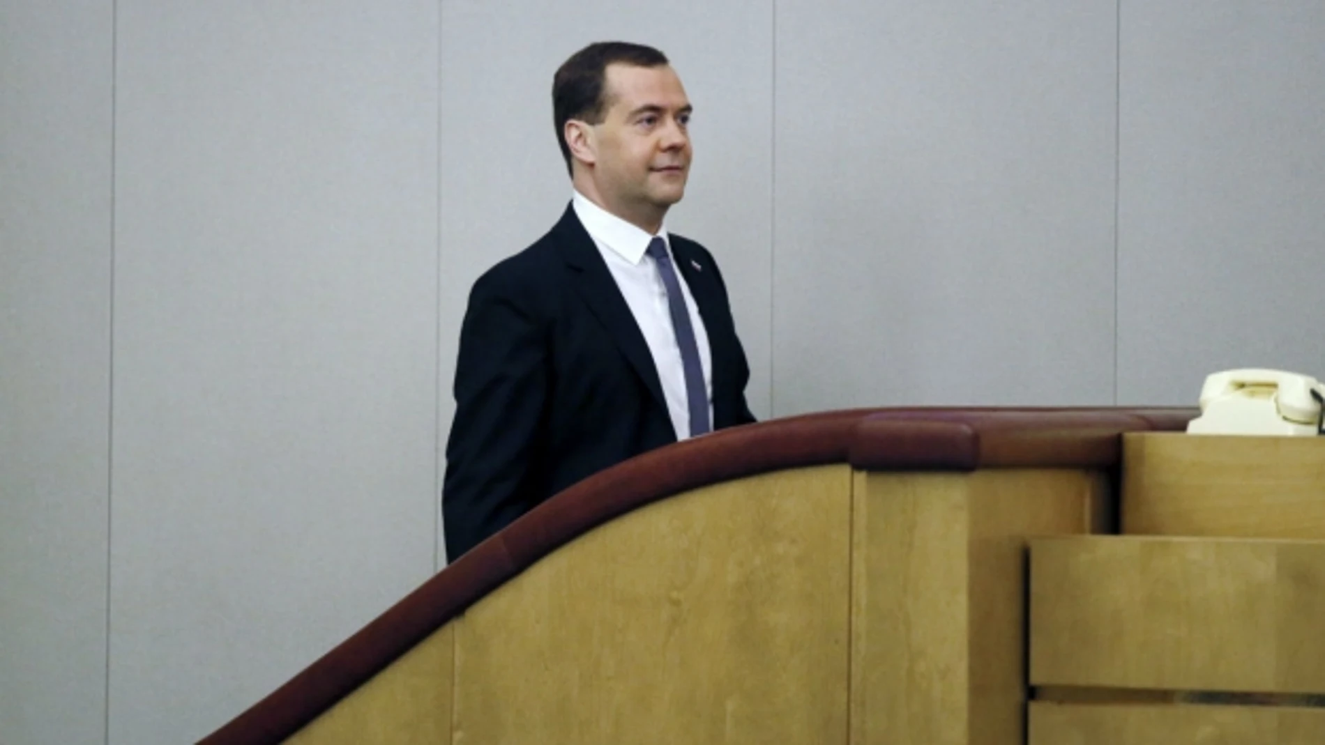 El primer ministro ruso, Dimitri Medvédev.
