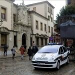 Un coche de Policía de León