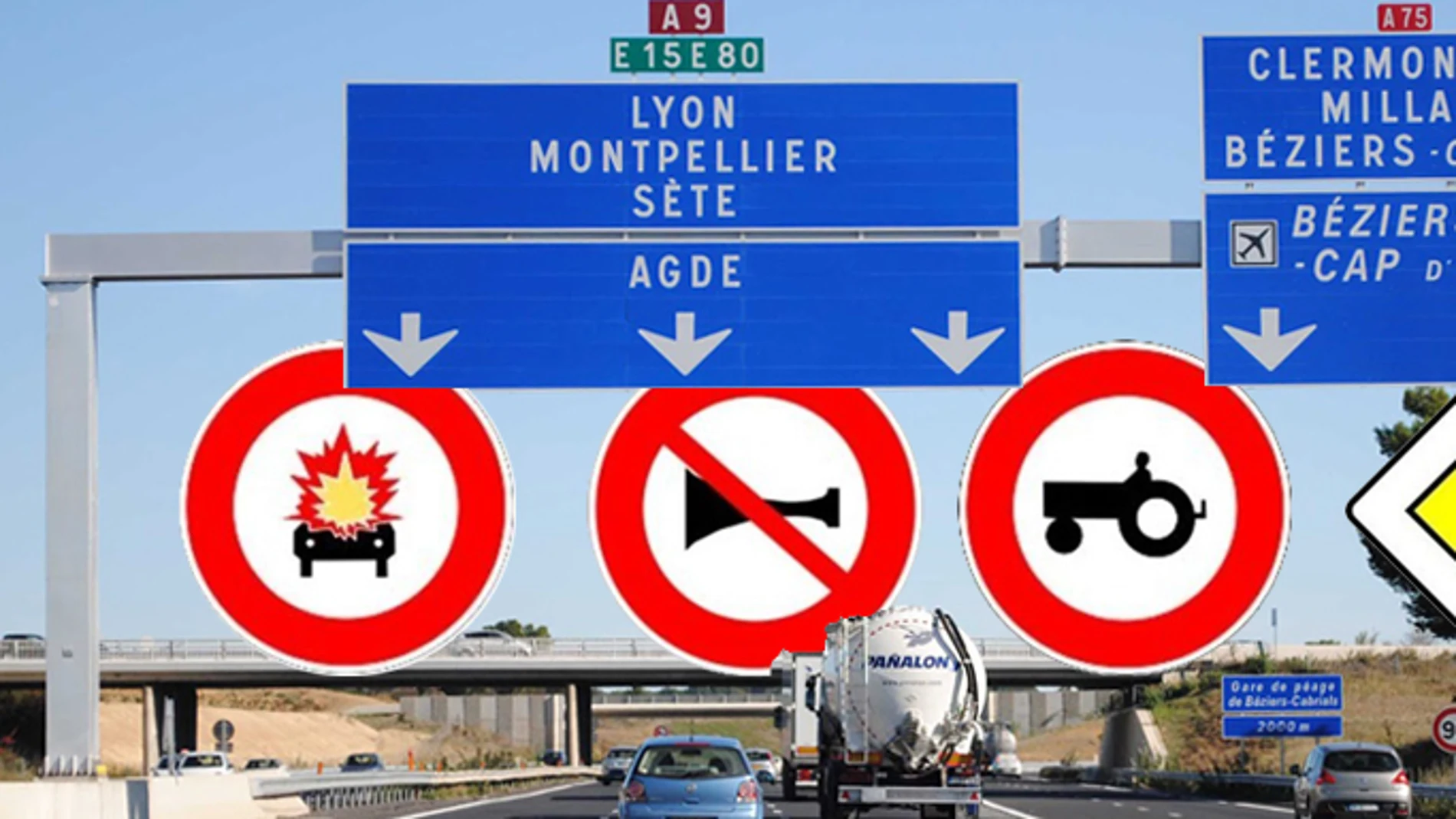 ¿Vas en coche a la Eurocopa? 10 señales de tráfico francesas que quizás no conozcas