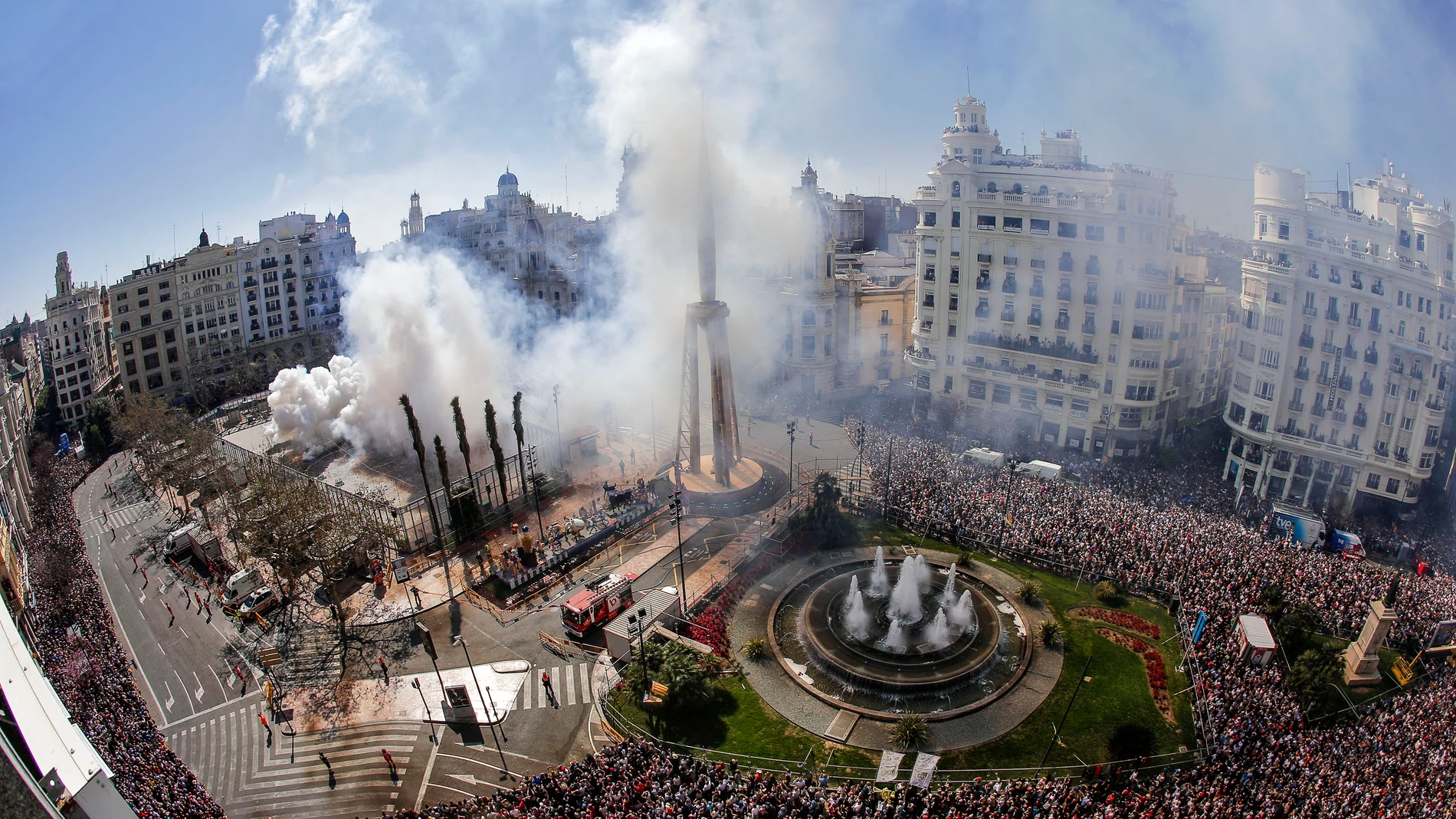 Mascletá en Valencia