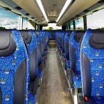 Imagen de archivo del interior de un autobús