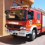 Vehículo del Real Cuerpo de Bomberos de Málaga