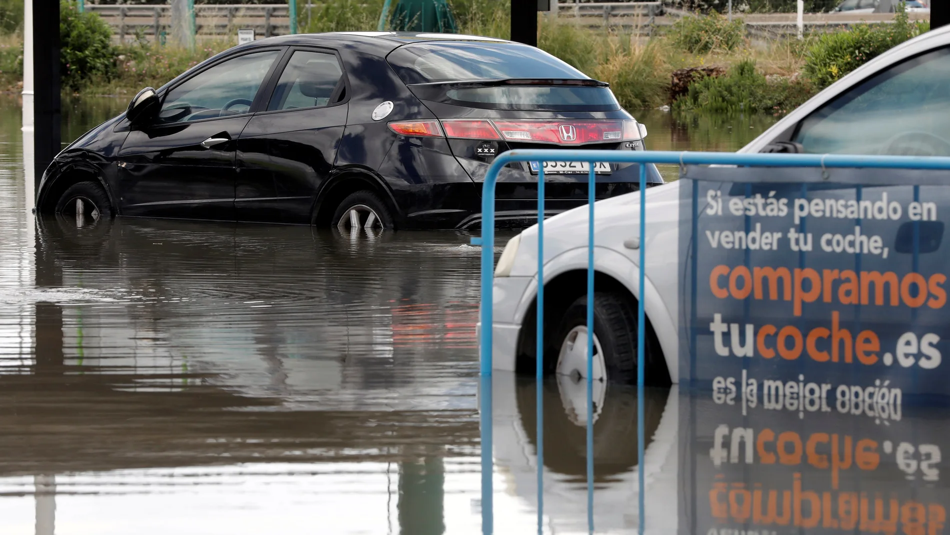 La lluvias torrenciales registradas esta madruga en la Comunitat Valenciana