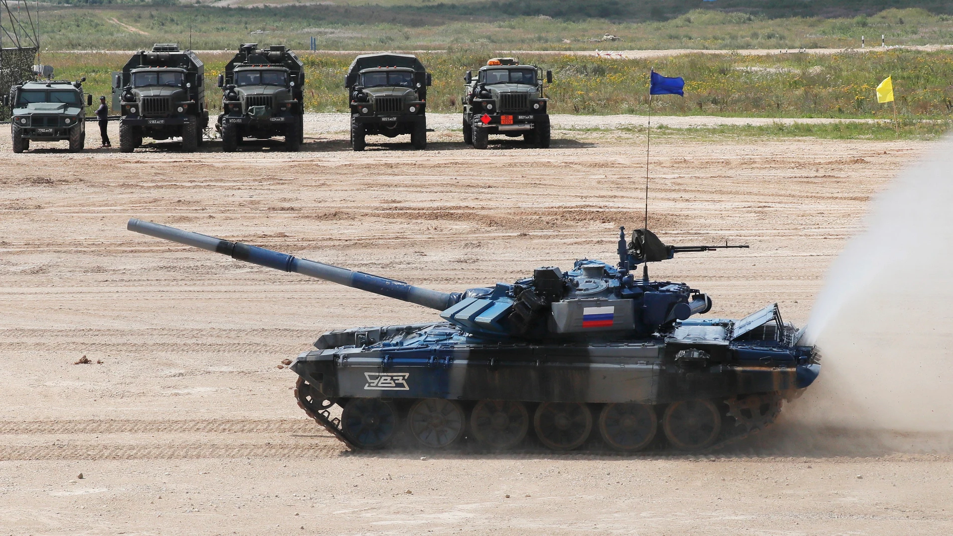 Soldados rusos durante unas maniobras militares