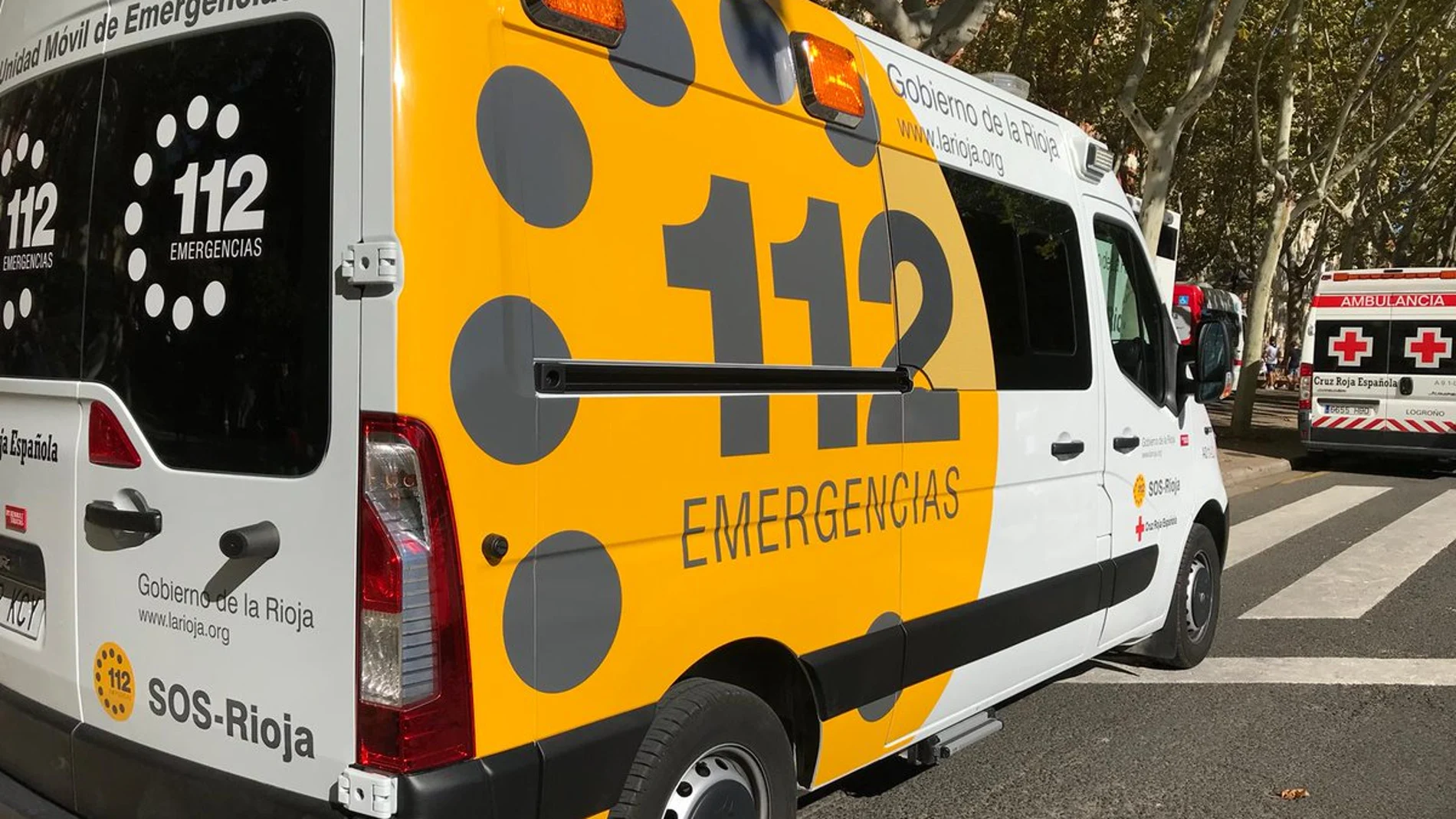 Ambulancia del servicio de emergencias de La Rioja