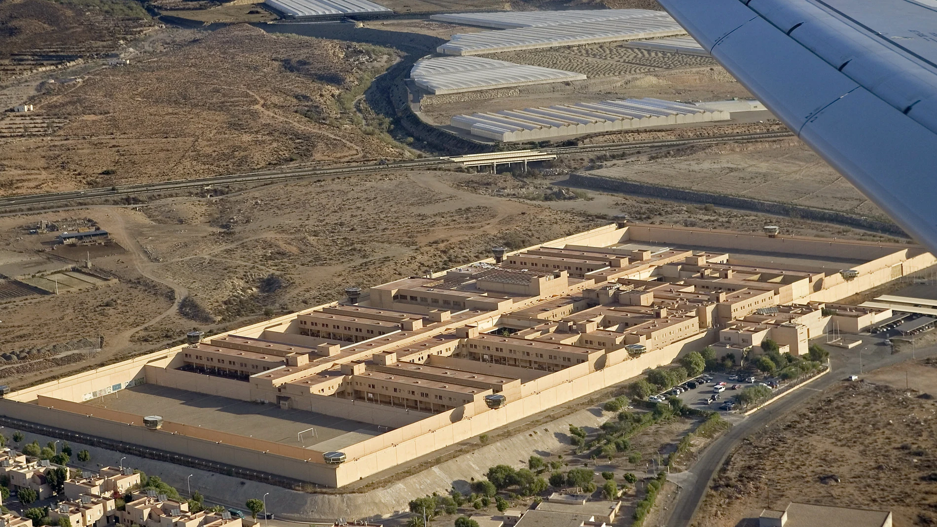 Vista aérea del centro penitenciario almeriense El Acebuche.