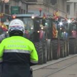Tractorada contra la subida del gasóleo en Zaragoza