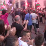 Homenaje al etarra Xabier Ugarte en Oñati