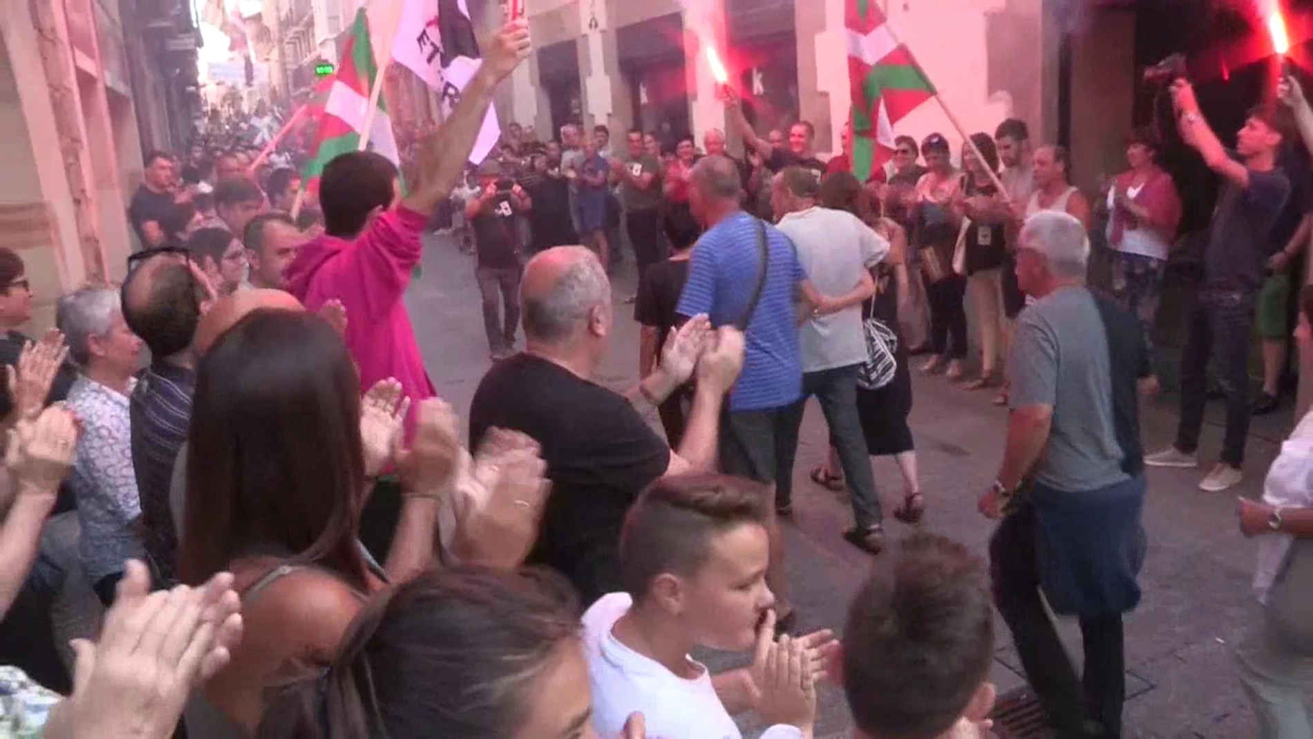 Homenaje al etarra Xabier Ugarte en Oñati