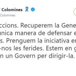 Un alto cargo de la Generalitat e ideólogo de CDC: «Estamos en guerra y necesitamos un Gobierno para dirigirla»