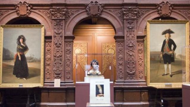 Una de las salas de la Hispanic Society