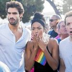 Juan Betancourt, Berta Vázquez y Vito Sanz, en la cinta de Mateo Gil