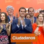 El líder de Ciudadanos, Albert Rivera, comparece para analizar los resultados electorales