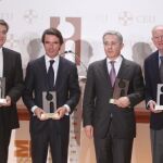 Guillaume Denoix de Saint Marc, José María Aznar, Alvaro Uribe y Silverio Velasco
