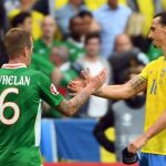 Zlatan Ibrahimovic y Glenn Whelan