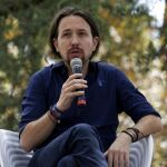 El secretario general de Podemos, Pablo Iglesias